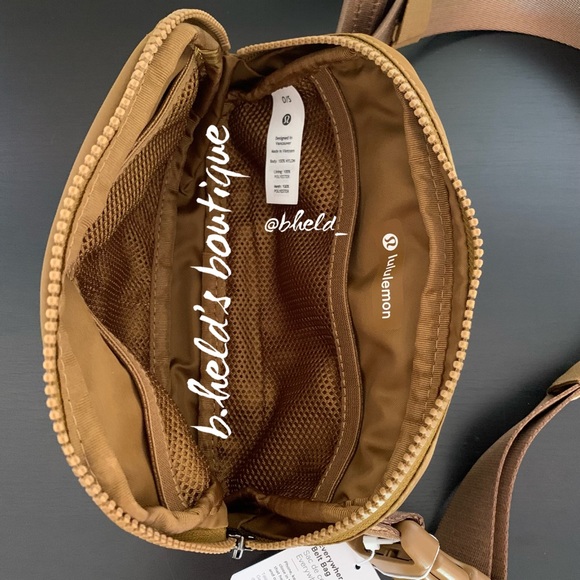 lululemon Everywhere Belt Bag *Extended Strap in Burnt Caramel Brown OS New NWT - Picture 10 of 15